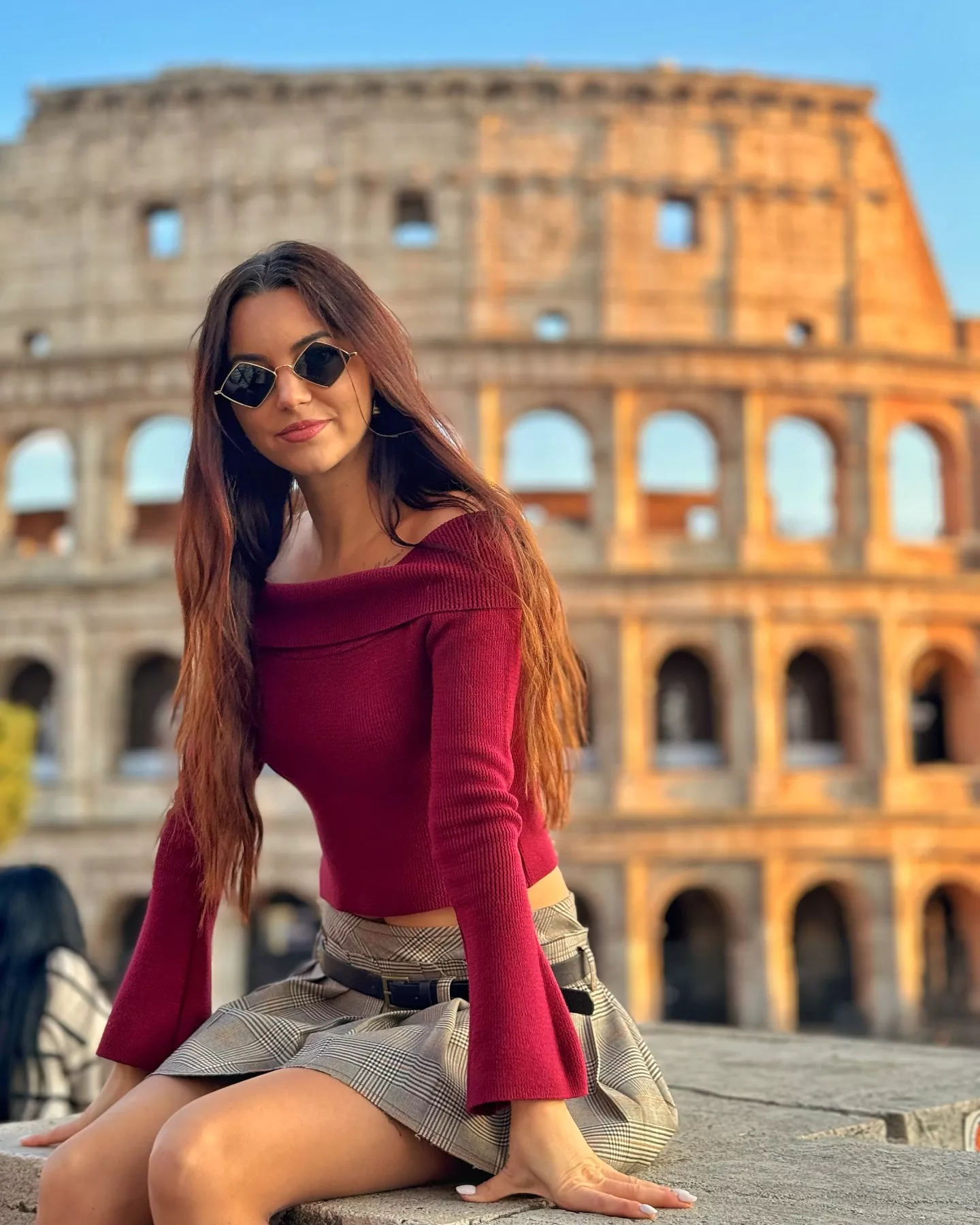 Angelika Żmijewska zachwyca w Rzymie! Gwiazda disco polo olśniewa urodą i stylem
